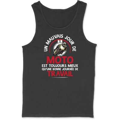 Débardeur homme un mauvais jour de moto
