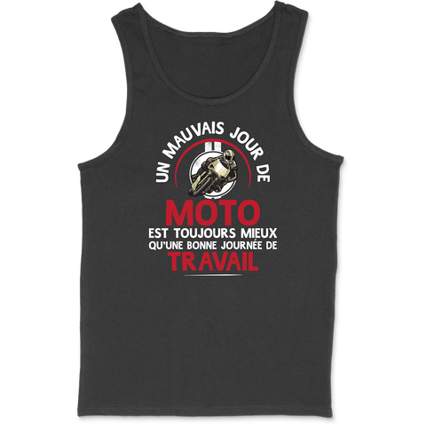 Débardeur homme un mauvais jour de moto