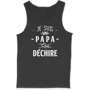 Débardeur homme un papa qui déchire 3