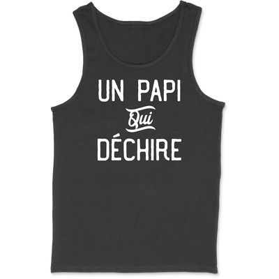 Débardeur homme un papi qui déchire