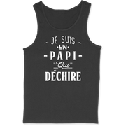 Débardeur homme un papi qui déchire 3