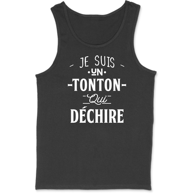 Débardeur homme un tonton qui déchire 2