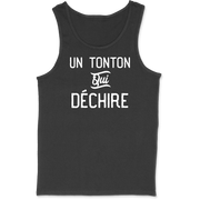 Débardeur homme un tonton qui déchire 3