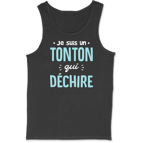 Débardeur homme un tonton qui déchire