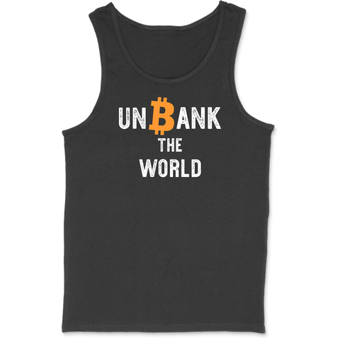 Débardeur homme unbank the world bitcoin