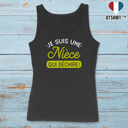 Débardeur femme une nièce qui déchire 2