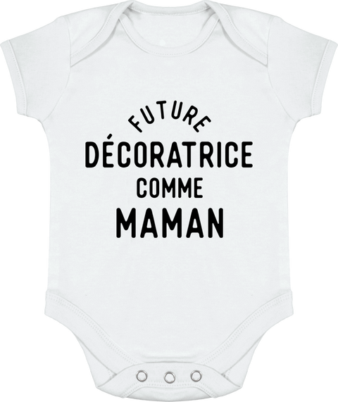 Body bébé Future décoratrice comme maman