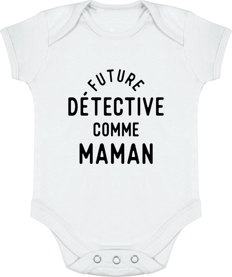 Body bébé Future détective comme maman