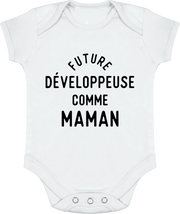 Body bébé Future développeuse comme maman