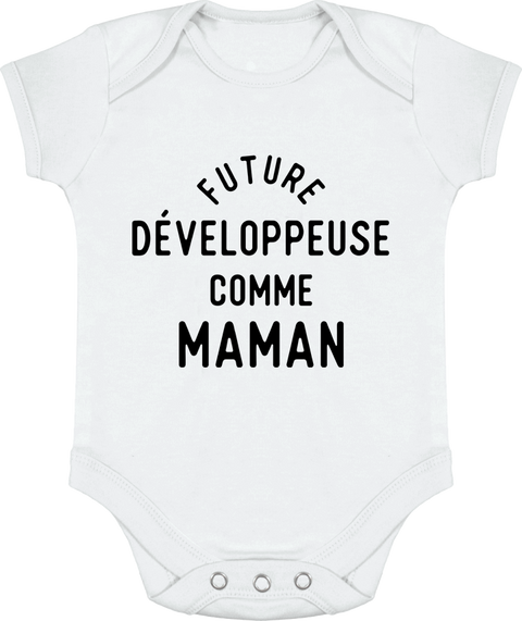 Body bébé Future développeuse comme maman