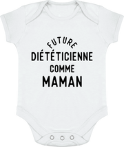 Body bébé Future diététicienne comme maman