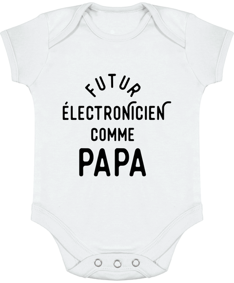 Body bébé Futur électronicien comme papa