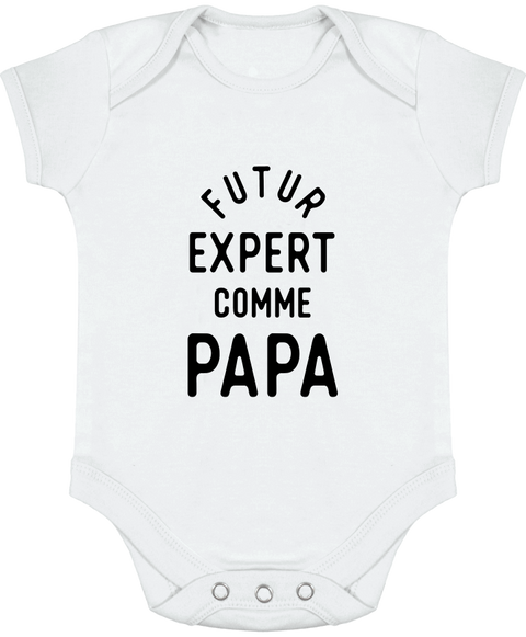 Body bébé Futur expert comme papa