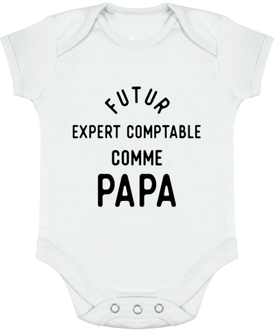 Body bébé Futur expert comptable comme papa