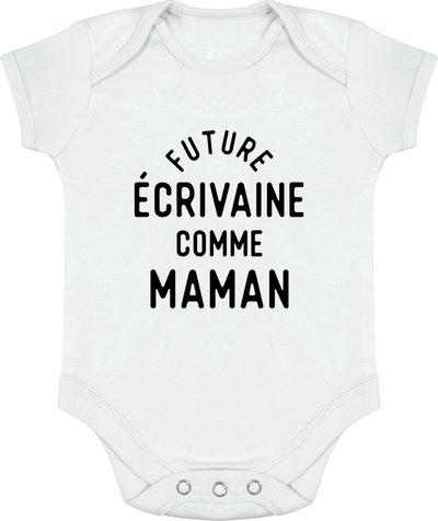 Body bébé Future écrivaine comme maman