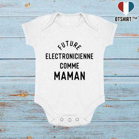 Body bébé Future électronicienne comme maman