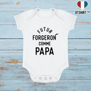 Body bébé Futur forgeron comme papa