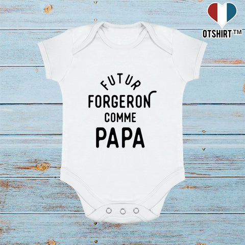 Body bébé Futur forgeron comme papa