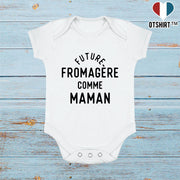 Body bébé Future fromagère comme maman