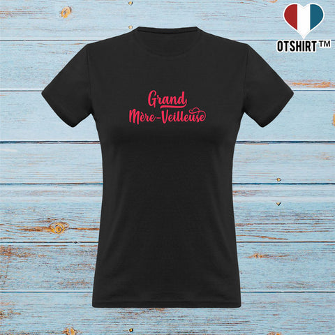 T shirt femme grand mère-veilleuse
