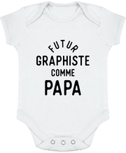 Body bébé Futur graphiste comme papa