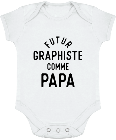 Body bébé Futur graphiste comme papa