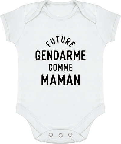 Body bébé Future gendarme comme maman