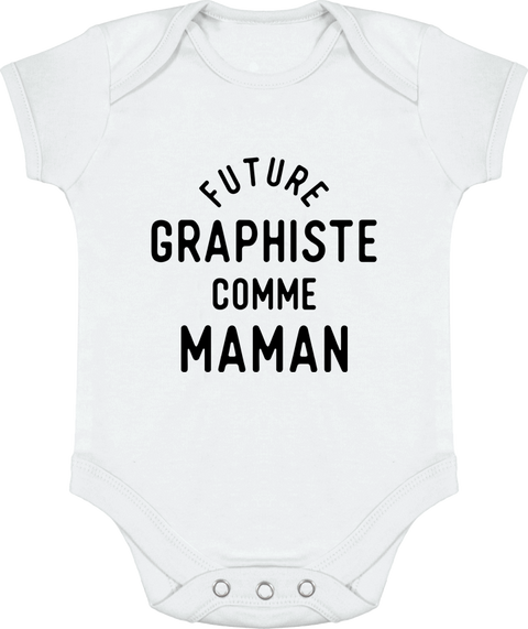 Body bébé Future graphiste comme maman