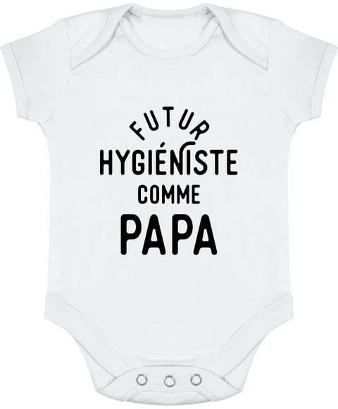 Body bébé Futur hygiéniste comme papa