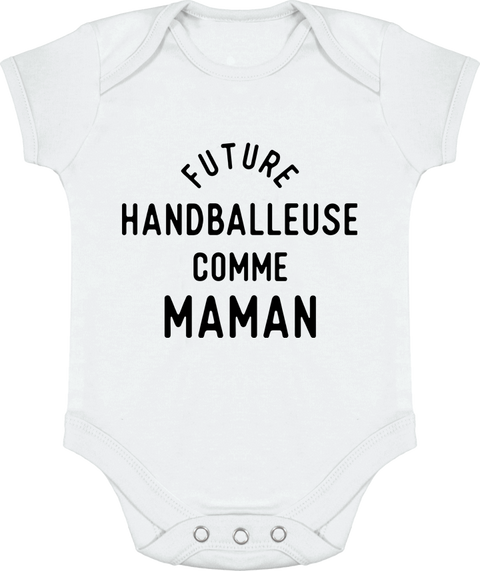 Body bébé Future handballeuse comme maman