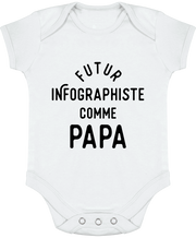 Body bébé Futur infographiste comme papa