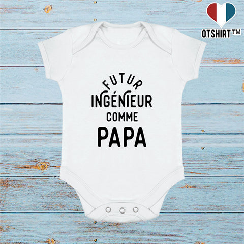 Body bébé Futur ingénieur comme papa