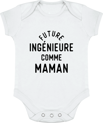 Body bébé Future ingénieure comme maman