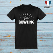  T shirt homme j'peux pas j'ai bowling