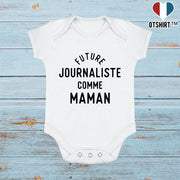 Body bébé Future journaliste comme maman