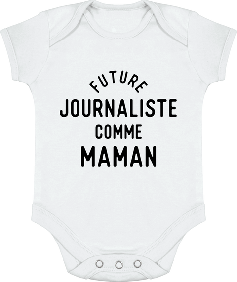 Body bébé Future journaliste comme maman