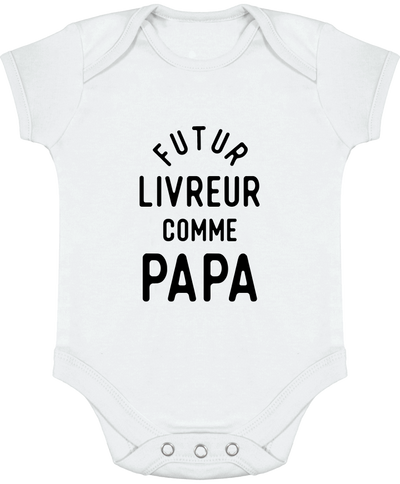 Body bébé Futur livreur comme papa