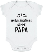 Body bébé Futur manutentionnaire comme papa