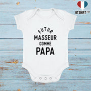 Body bébé Futur masseur comme papa
