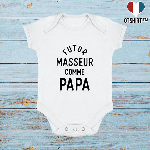 Body bébé Futur masseur comme papa
