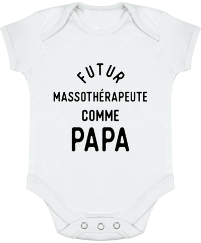 Body bébé Futur massothérapeute comme papa