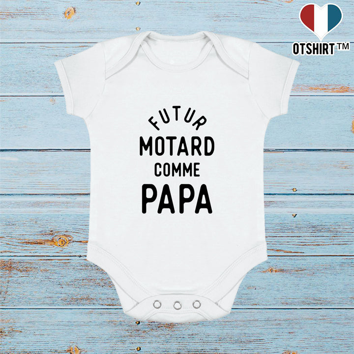 Tee-Shirt Bébé Mosquitos BébéMotard - Motard Comme Papa