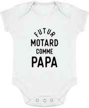 Body bébé Futur motard comme papa