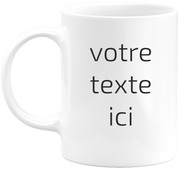 Mug personnalisé avec votre texte