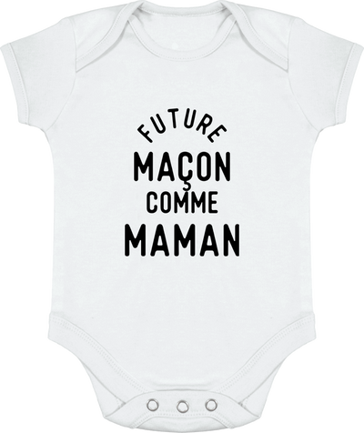Body bébé Future maçon comme maman