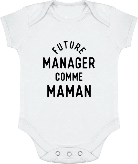 Body bébé Future manager comme maman