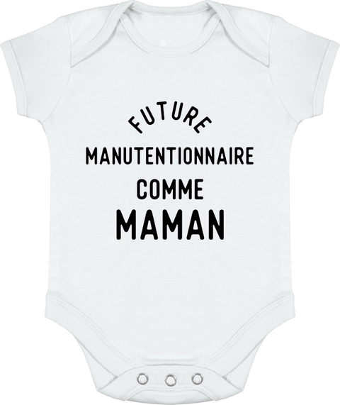 Body bébé Future manutentionnaire comme maman