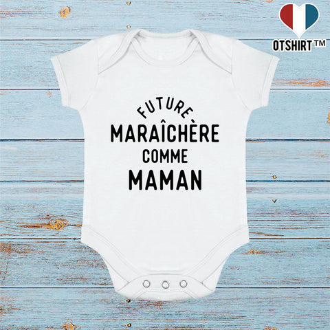 Body bébé Future maraîchère comme maman