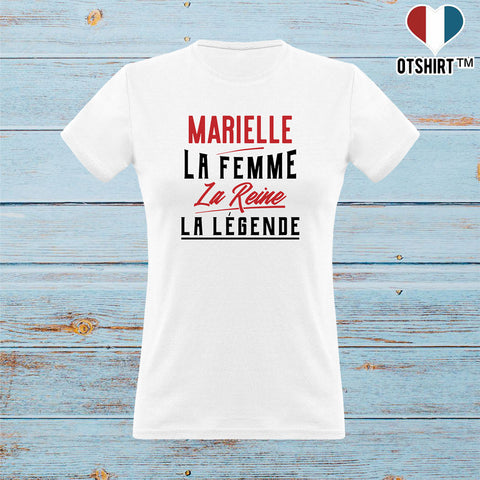T shirt femme marielle la femme la reine la légende