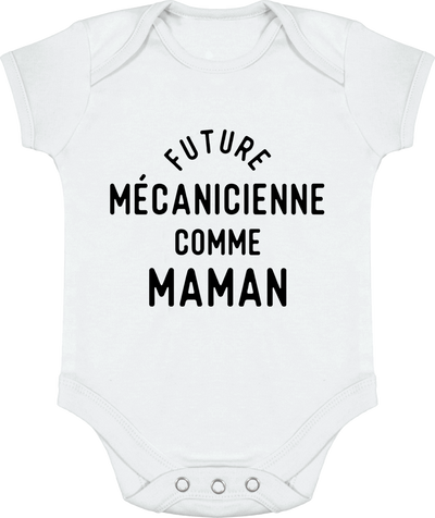 Body bébé Future mécanicienne comme maman